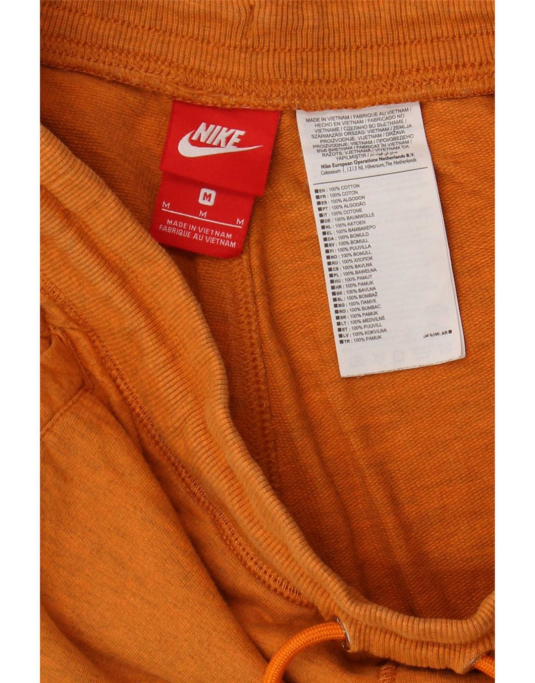 Pantalones cortos deportivos con estampado gráfico de algodón marrón medio para hombre Nike