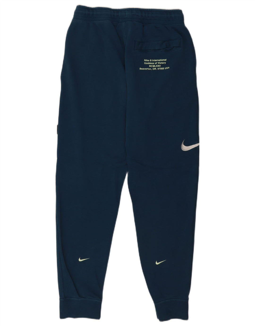 Nike Beaverton Graphic Pantalones De Chándal Joggers Azul Marino Mediano