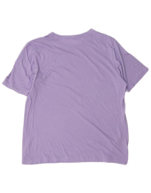 Columbia Camiseta gráfica para mujer Top UK 44 Algodón morado mediano