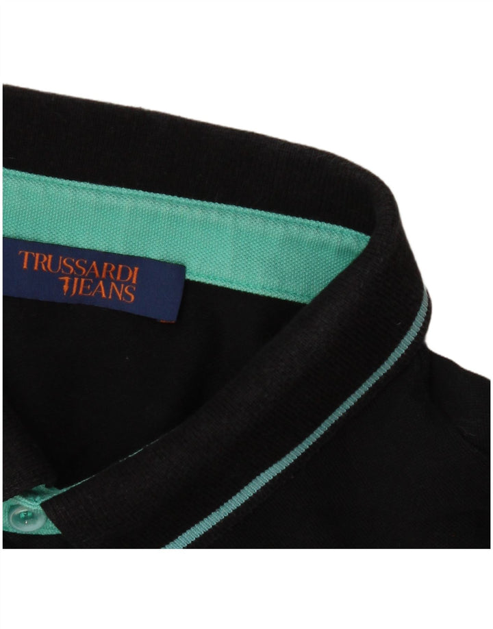 Polo Trussardi Jeans Hombre XL Negro