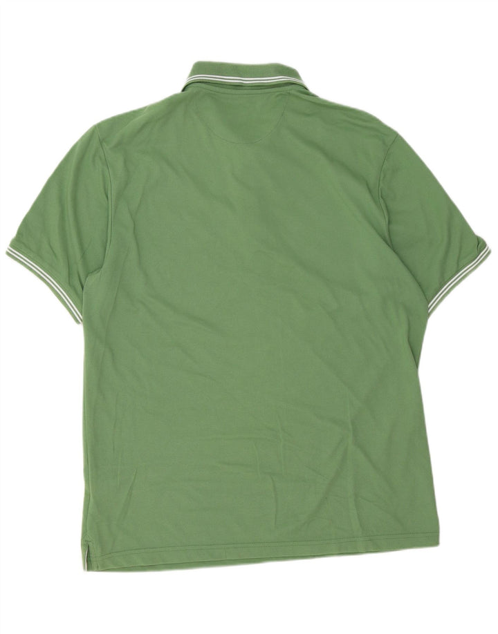 CHAMPION Polo de ajuste fácil para hombre XL Algodón verde