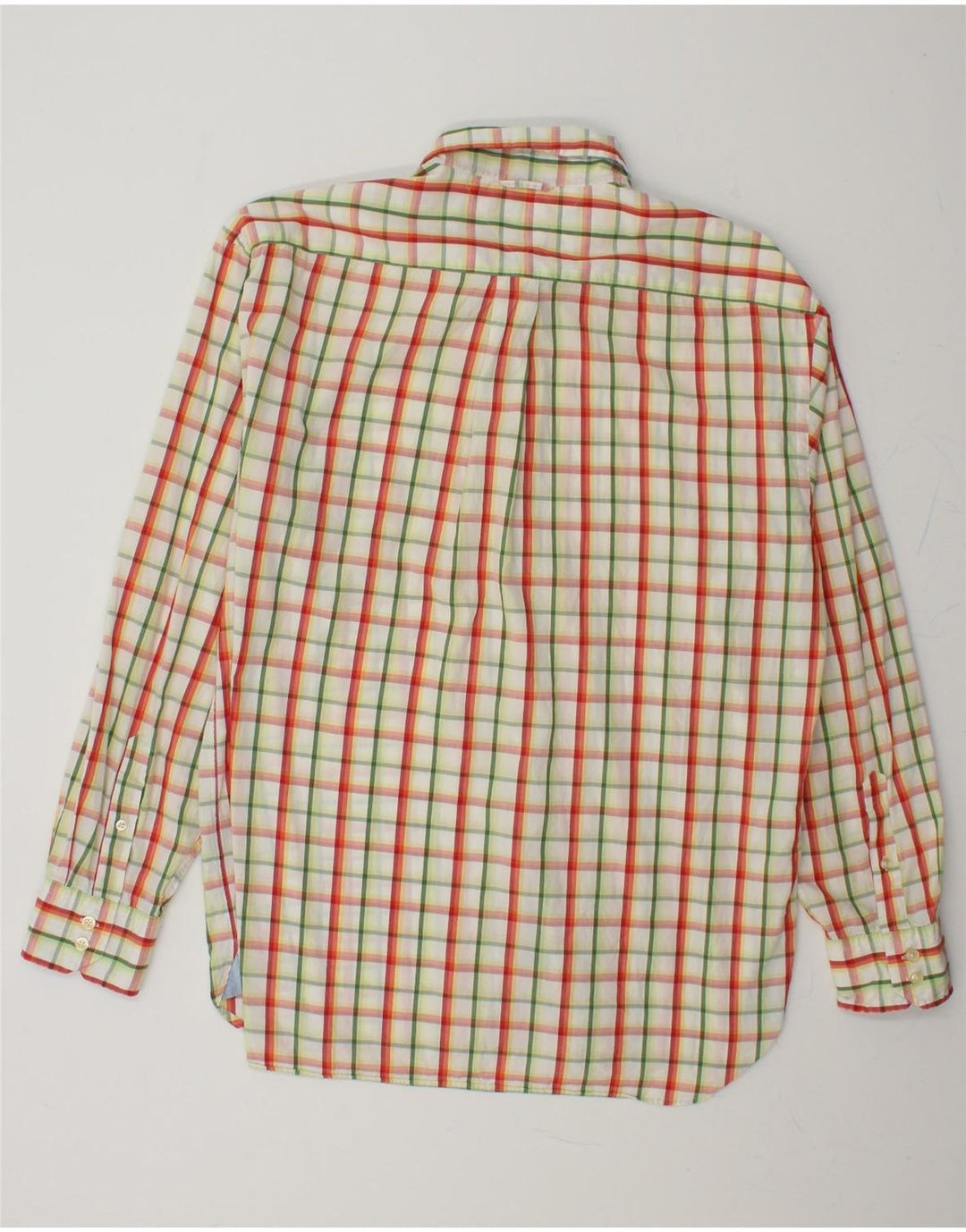 TOMMY HILFIGER Mens Shirt XL Green Check Cotton Vintage Tommy Hilfiger and Second-Hand Tommy Hilfiger from Messina Hembry 
