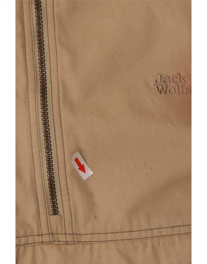 Jack Wolfskin Chaqueta Anorak con capucha para hombre UK 44 2XL Poliéster beige