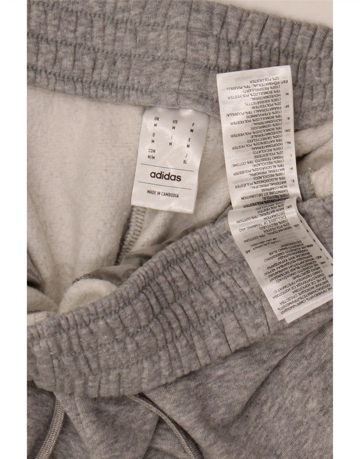 ADIDAS Pantalones de chándal para mujer Joggers UK 14 Algodón gris medio