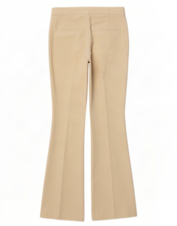 Massimo Dutti Pantalón Acampanado De Pana Mujer EU 38 Small W28 L35 Beige