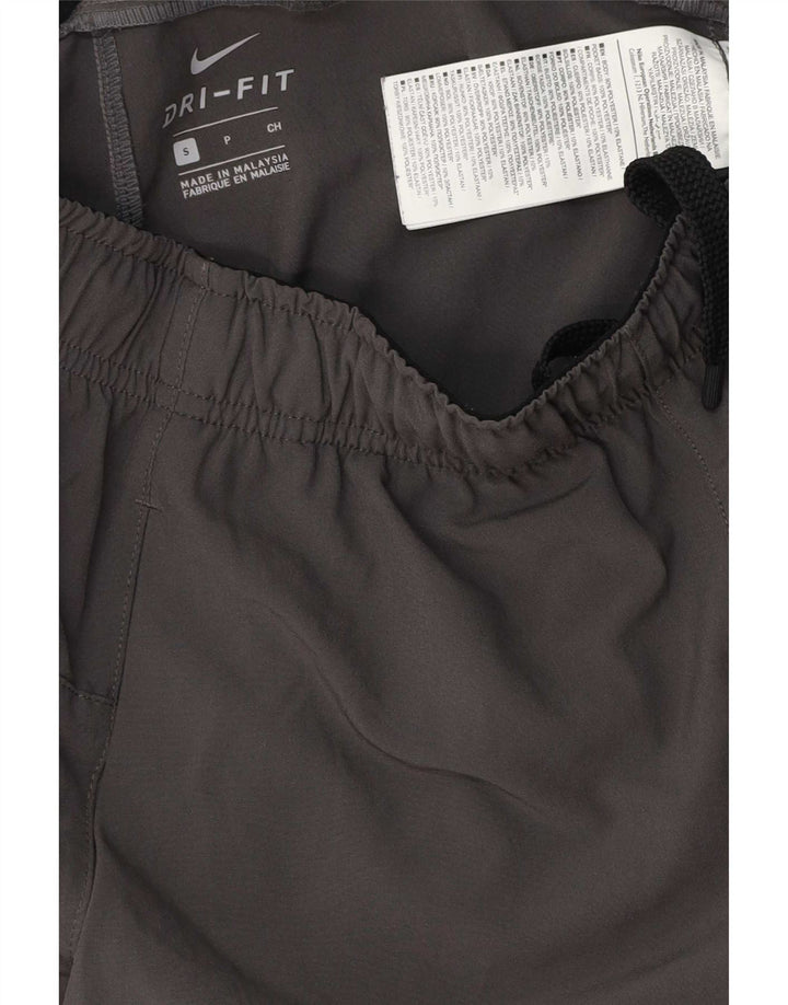 Nike - Pantalones cortos deportivos Dri Fit para hombre, poliéster, color gris pequeño