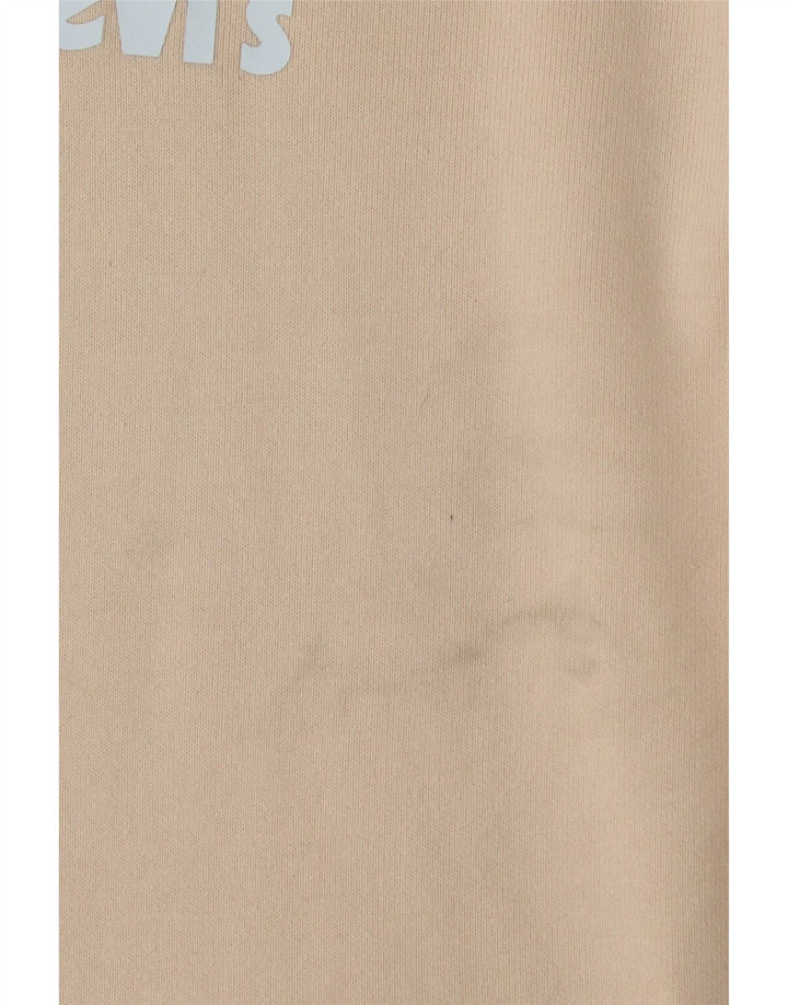 Levi's Hombre Sudadera Con Capucha Jumper Small Beige Algodón