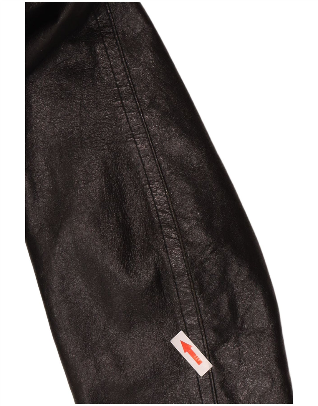 Vintage mujer cuero bomber chaqueta IT 44 cuero negro medio