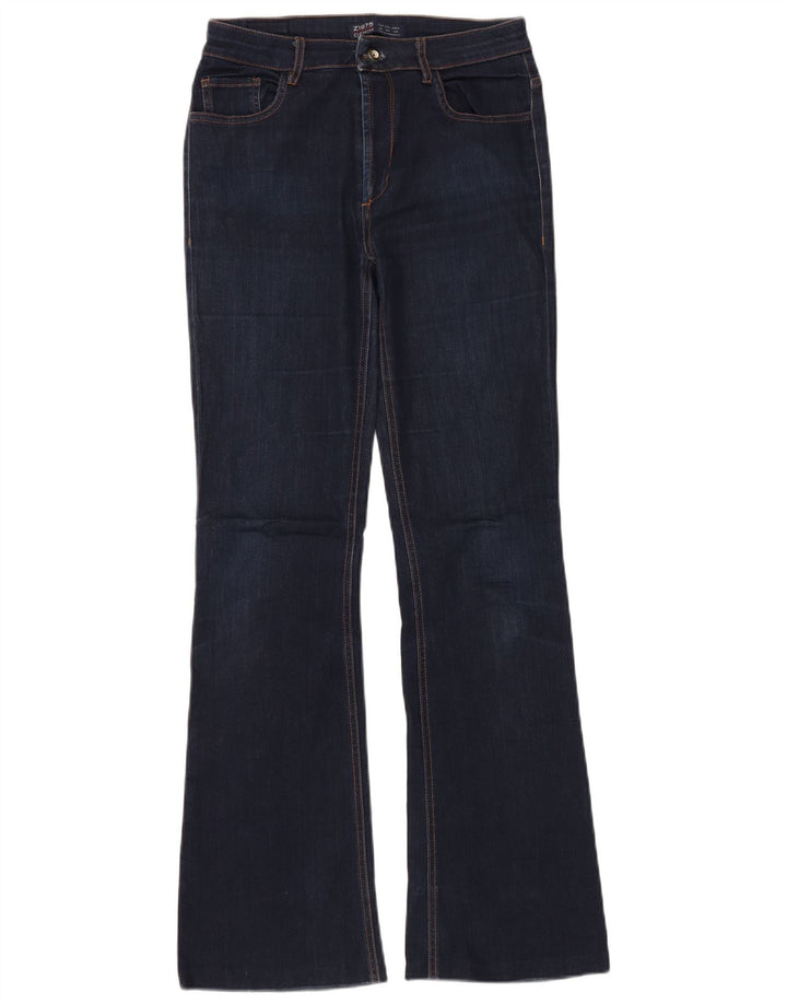 Zara Jeans Acampanados Mujer EU 40 Medium W30 L32 Azul Marino
