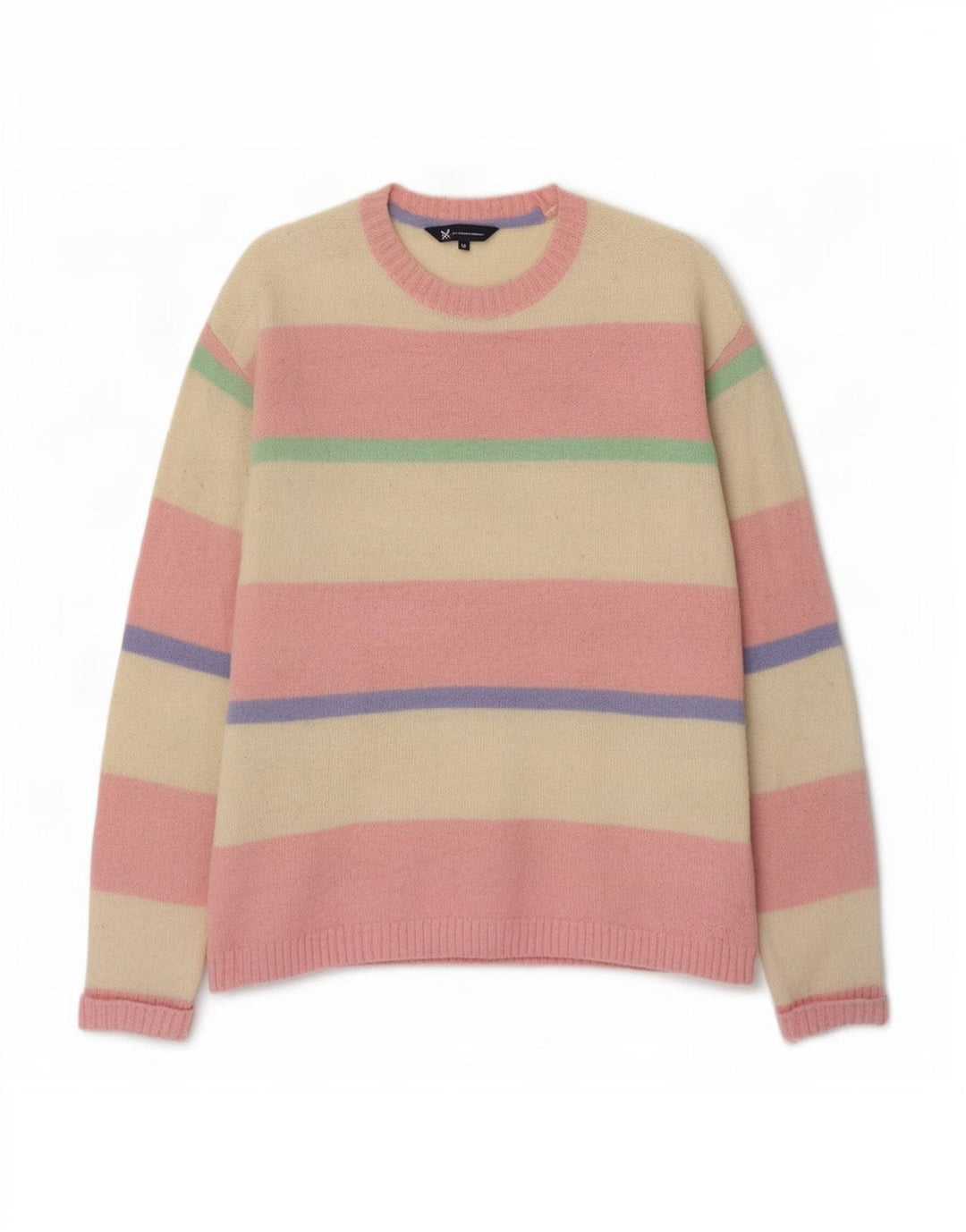 Crew Clothing - Jersey con cuello para mujer, talla 40, talla grande, multicolor