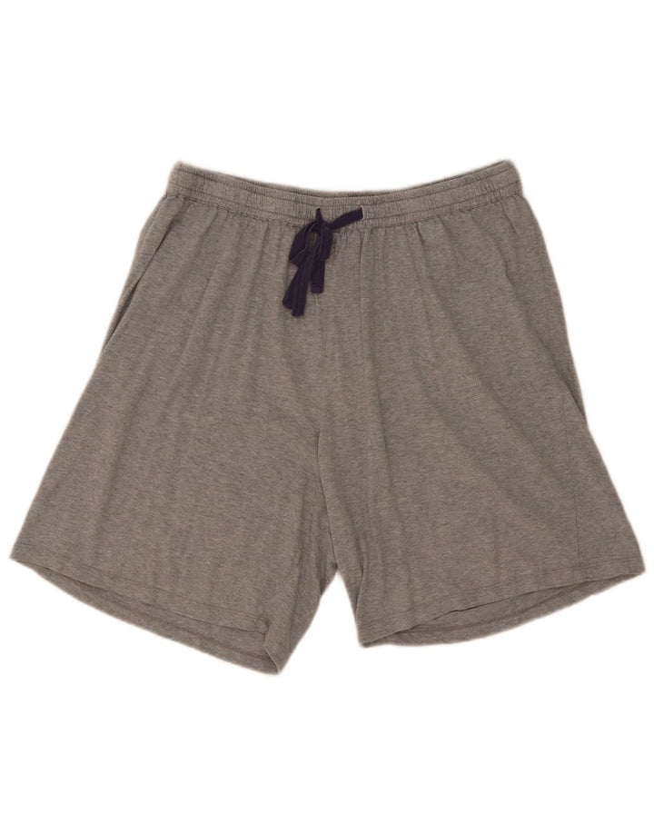 John Lewis Pantalones cortos deportivos para hombre XL Algodón gris