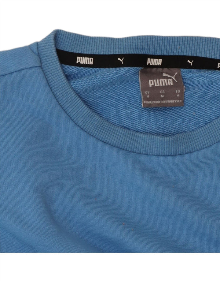 Sudadera Puma Hombre Jumper Azul Medio Algodón
