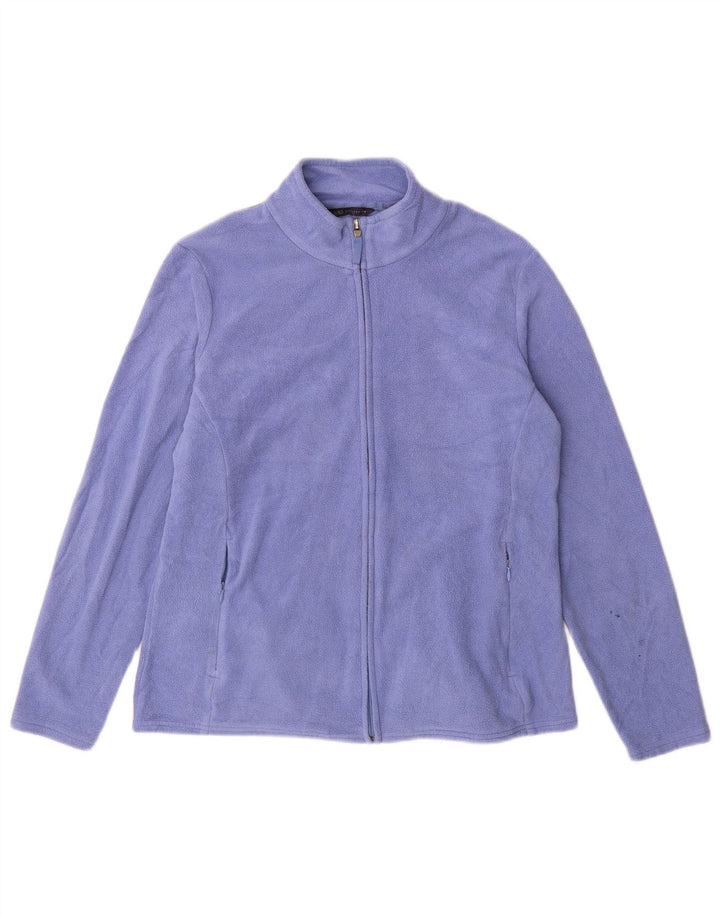 Marks & Spencer Chaqueta polar para mujer UK 46 Grande Poliéster morado