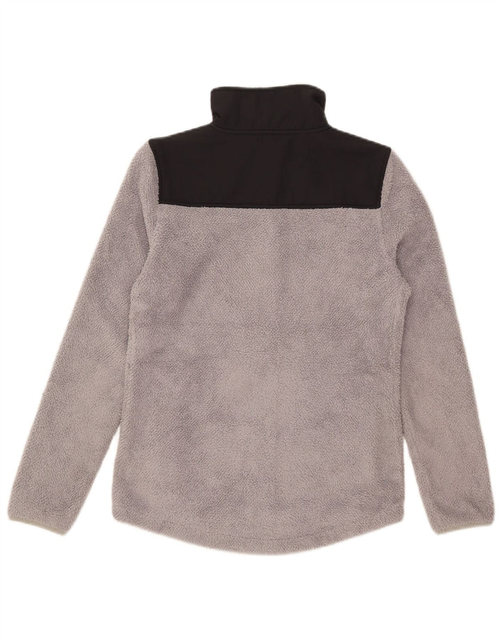 Fila Chaqueta polar para mujer UK 6 XS Gris Colorblock Poliéster