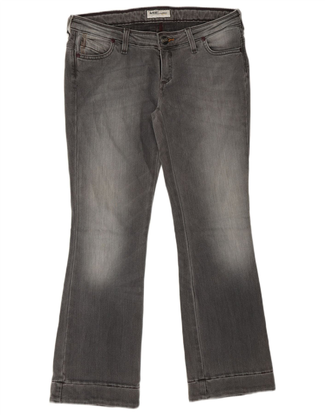 LEE Jeans Bliss Crop Bootcut para Mujer W29 L28 Algodón Gris