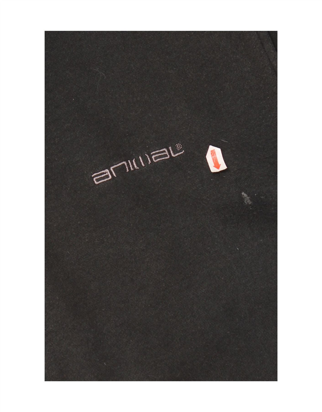 Animal Hombre Gráfico Chándal Top Chaqueta XL Algodón Negro