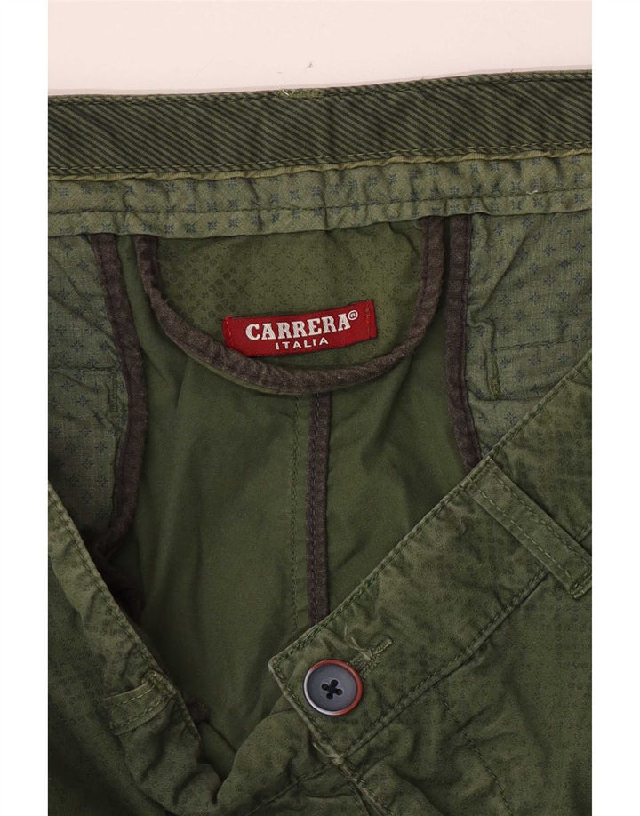 Pantalones cortos tipo cargo Carrera para hombre medianos W32 Verde