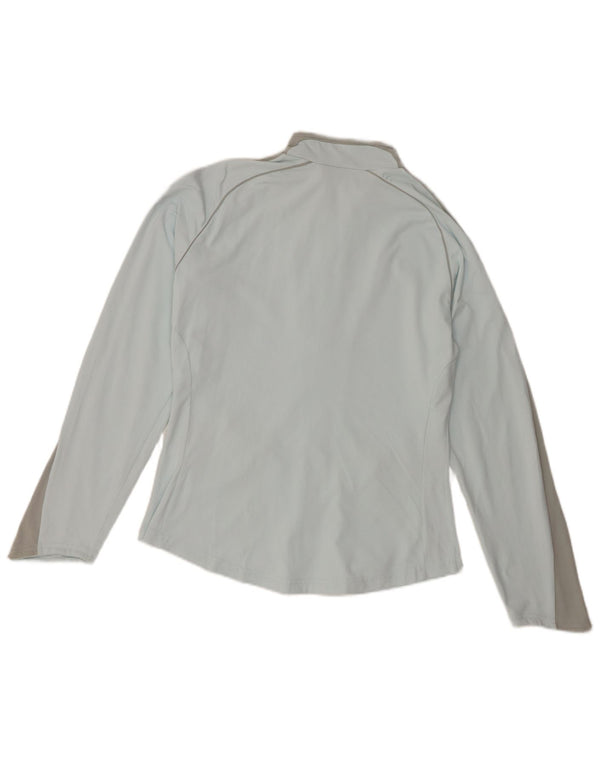 Asics - Chaqueta de chándal para mujer, talla 40, talla grande, color azul, poliamida