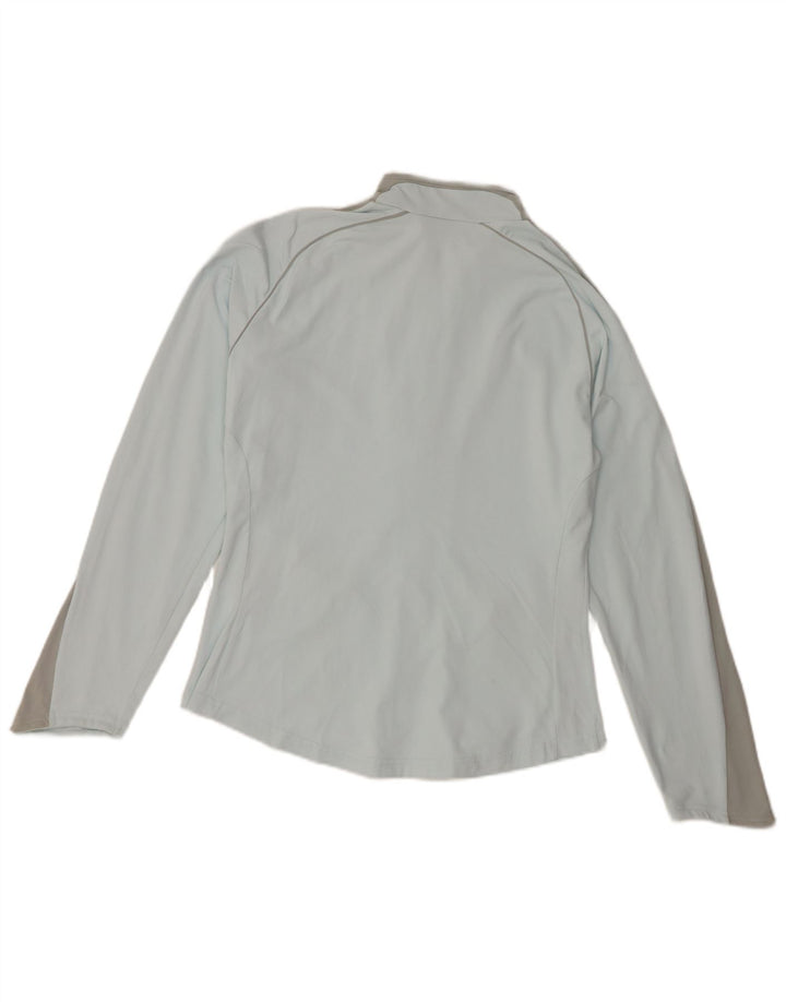 Asics - Chaqueta de chándal para mujer, talla 40, talla grande, color azul, poliamida