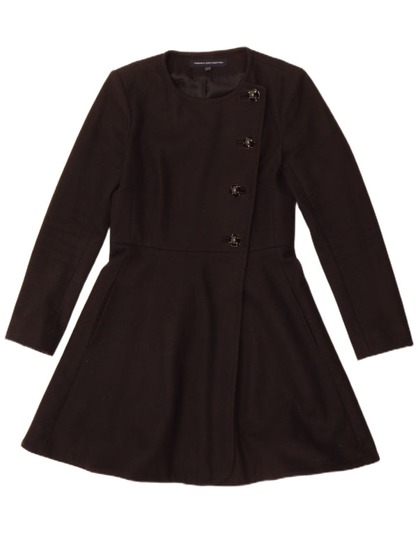 Abrigo para mujer French Connection UK 40 Small Lana negra