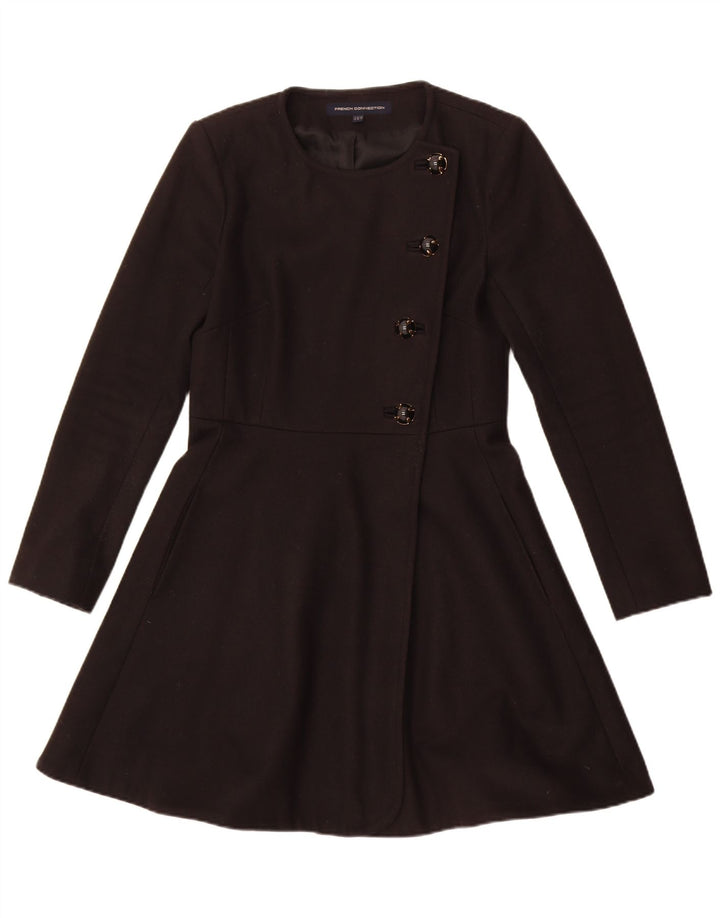 Abrigo para mujer French Connection UK 40 Small Lana negra
