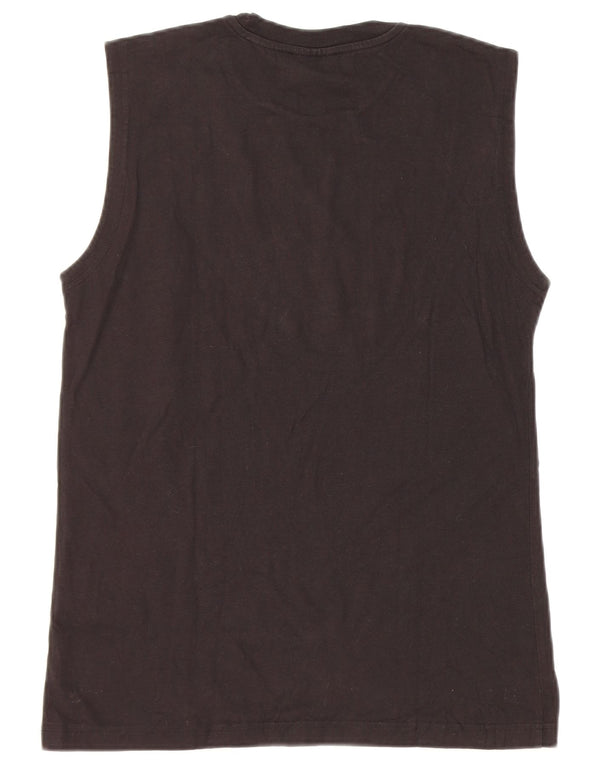 Champion Camiseta sin mangas para mujer UK 12 Medium Black Cotton