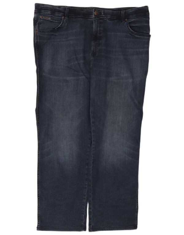 Wrangler Vaqueros rectos Texas para hombre W44 L32 Algodón azul