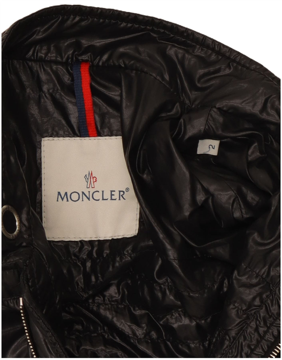 Moncler Chaqueta Acolchada Mujer Talla 2 Mediana Poliamida Negra