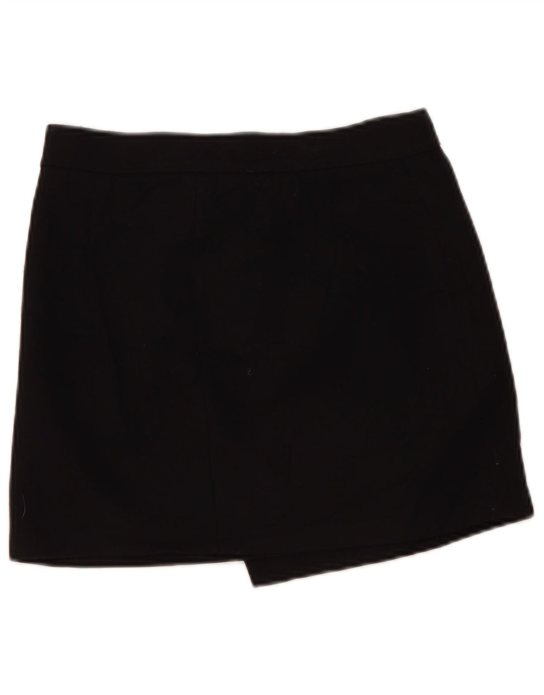 Zara Mujer Falda Cruzada Asimétrica Pequeña W27 Negro