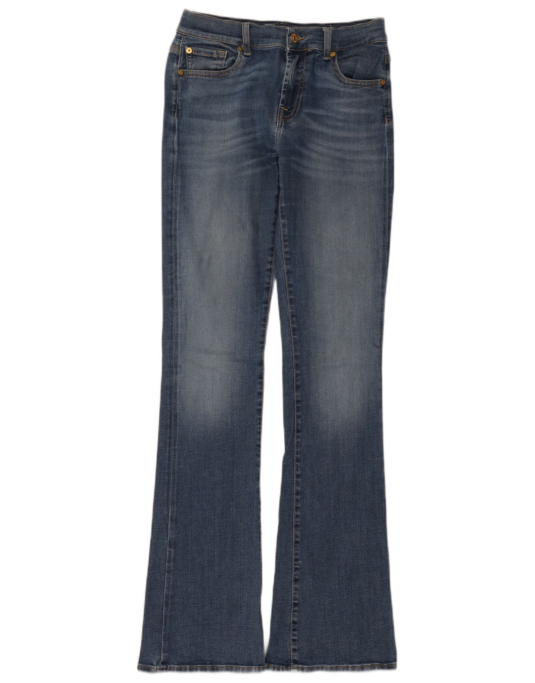 Vaqueros acampanados para mujer 7 For All Mankind W27 L34 Azul