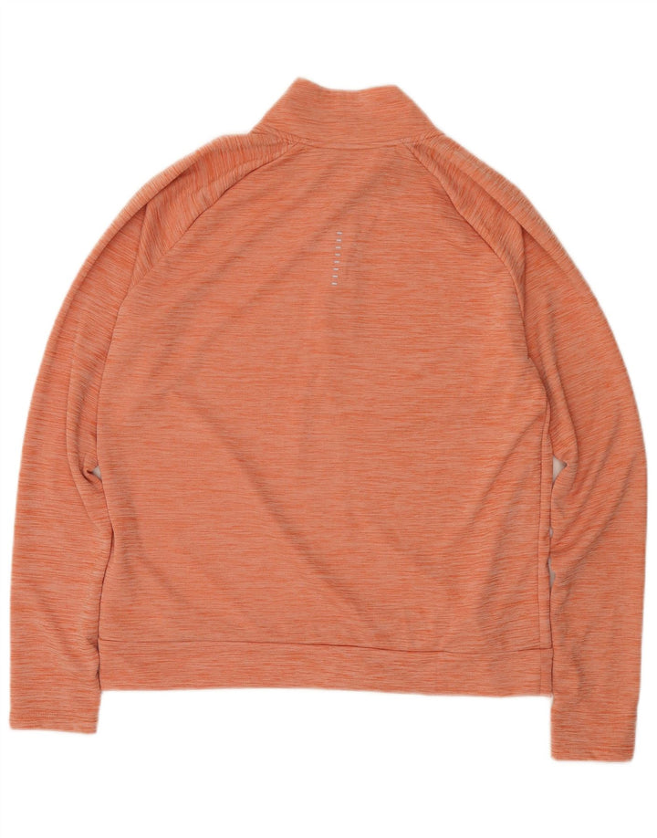 Nike Dri Fit - Chándal con cremallera y cuello para mujer, talla M, color naranja