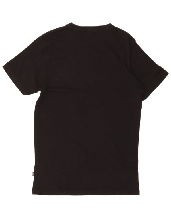 PUMA Camiseta gráfica para hombre Top Small Black Cotton