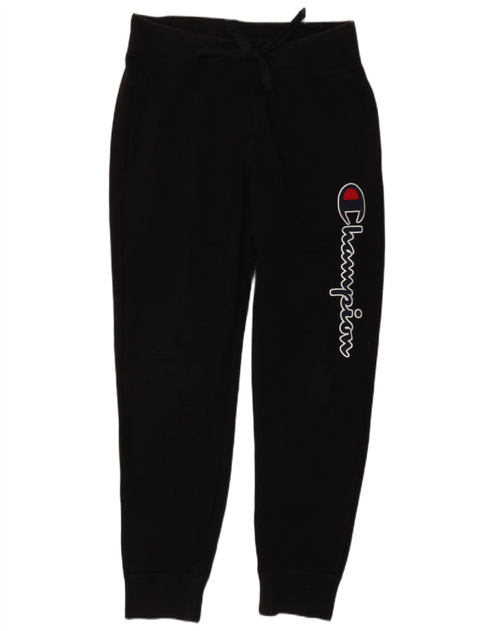 CHAMPION Pantalones de chándal con estampado gráfico para hombre Joggers Small Black Cotton