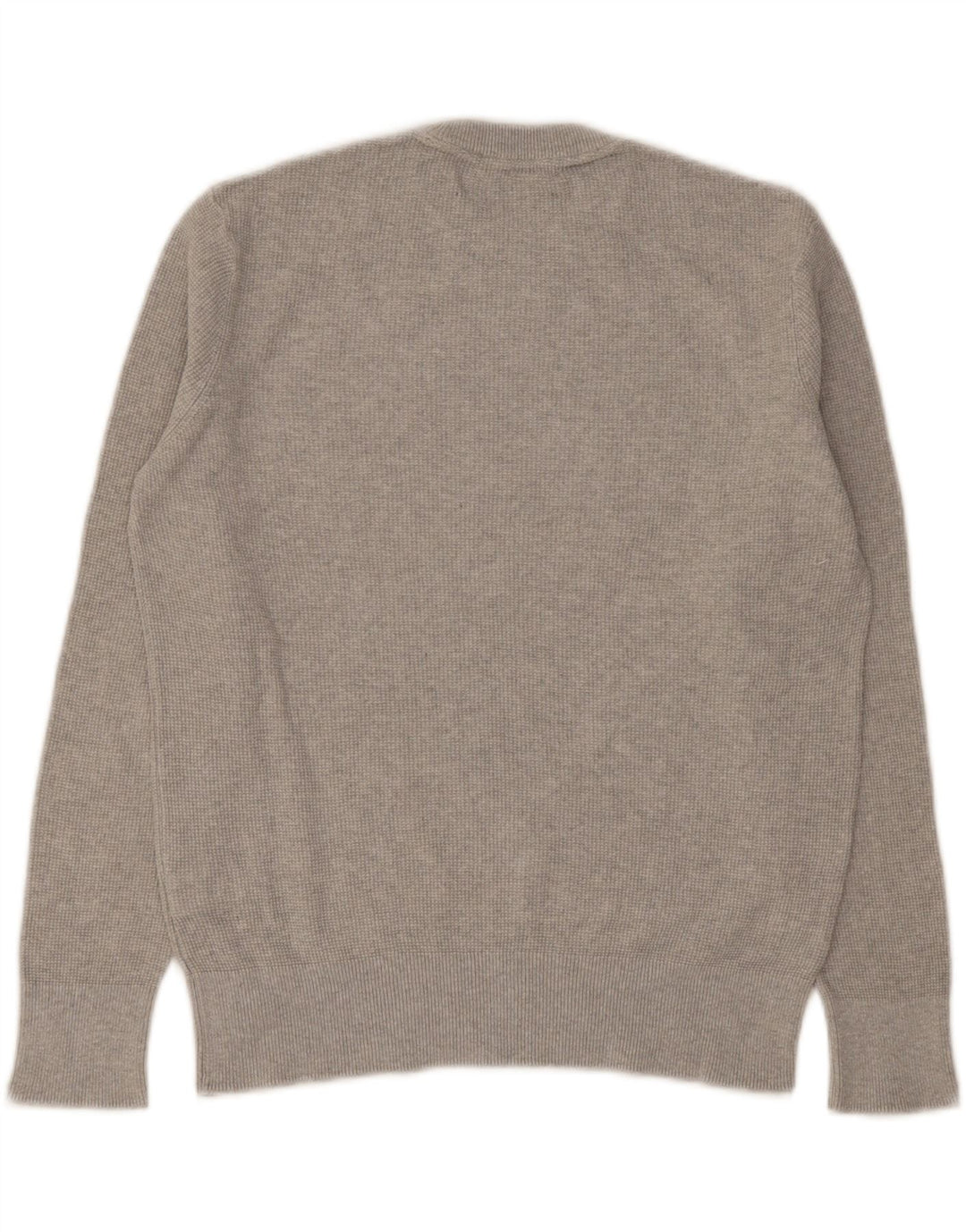 Zara Hombre Jersey Cuello Redondo Jersey Small Gris Algodón
