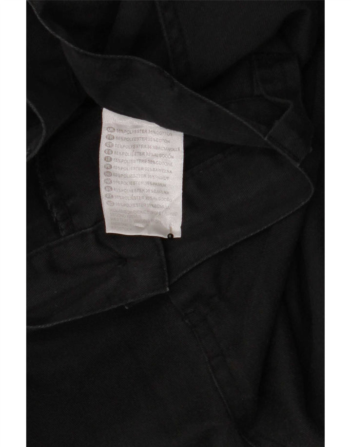 Dickies Pantalones cargo rectos para hombre W44 L28 Poliéster negro