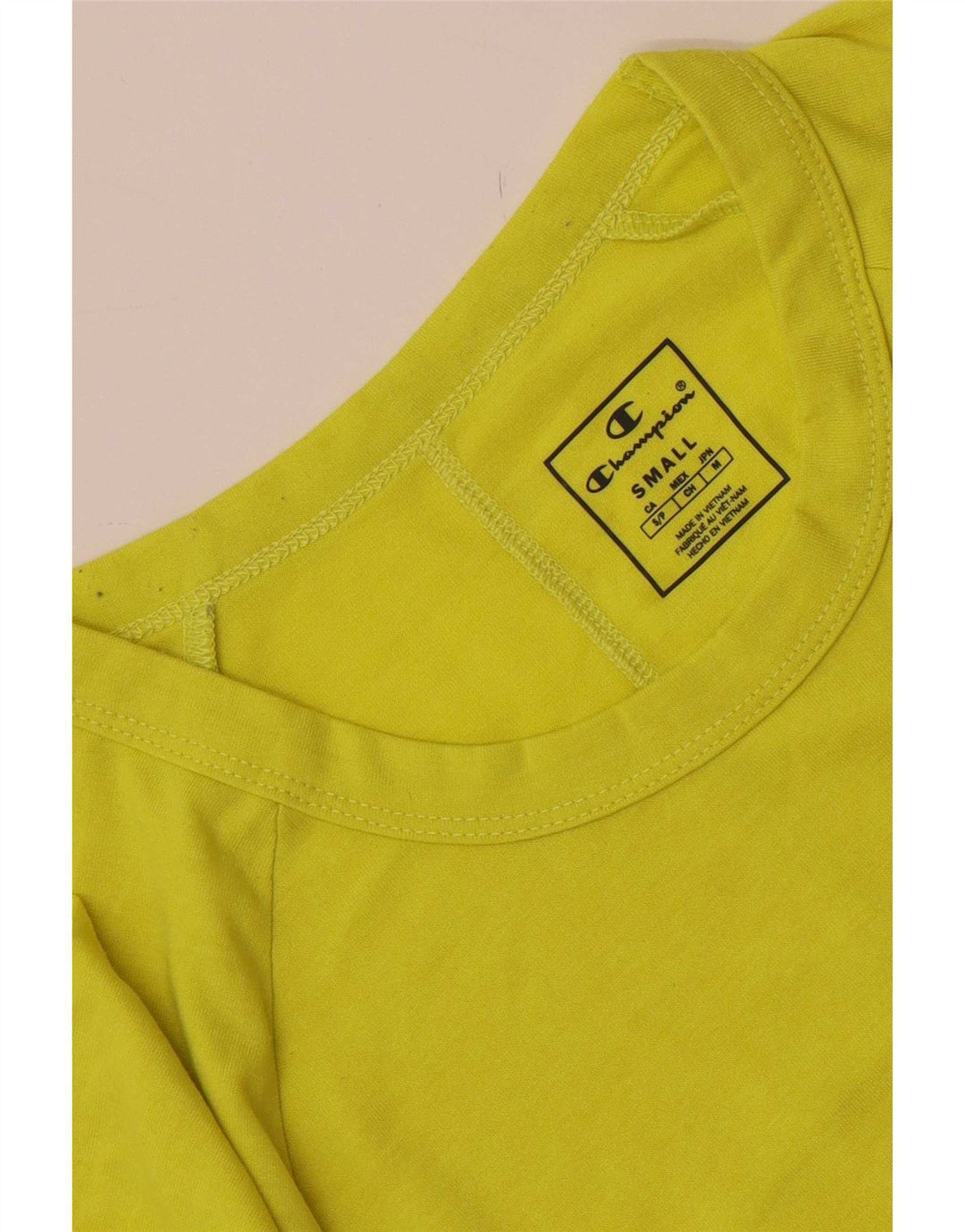 Champion Camiseta para hombre Top Small Yellow Colorblock