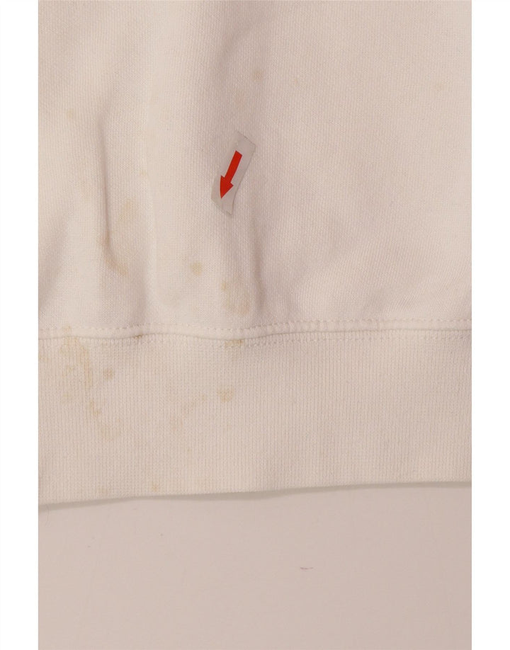 Champion Sudadera Con Capucha Para Hombre Jersey Pequeño De Algodón Blanco