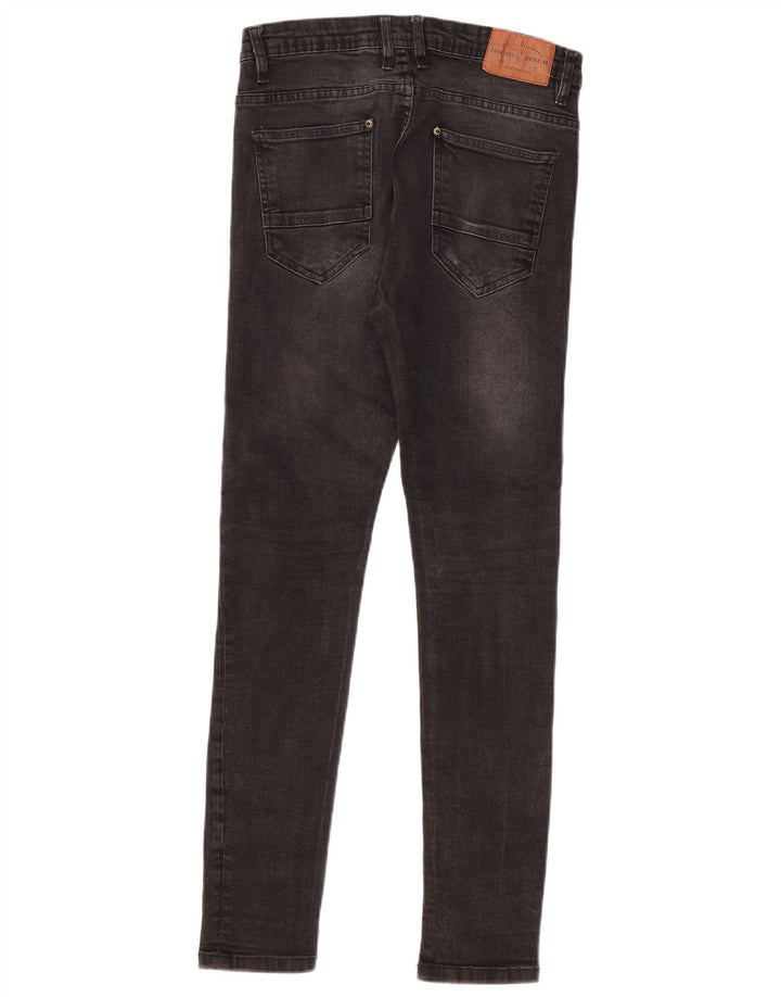 Zara Vaqueros Slim para Hombre EU 40 Medium W31 L30 Negro