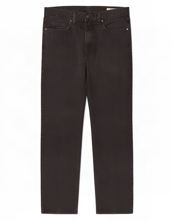 Marks & Spencer Vaqueros rectos regulares para hombre W34 L29 Algodón negro