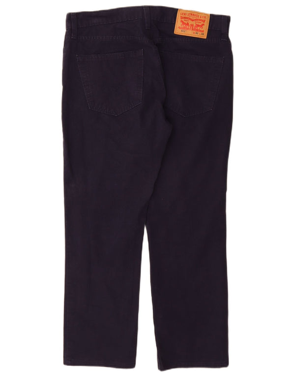 Levi's Mens 511 Slim Casual Pantalones W32 L27 Algodón Azul Marino