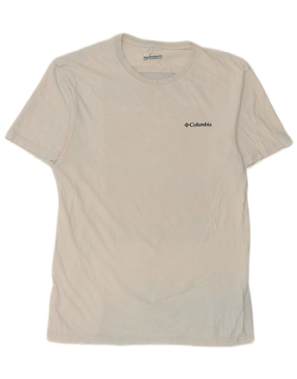 Columbia Camiseta gráfica para hombre Top Small White Cotton