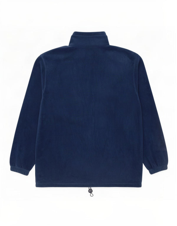 Asics Hombre Zip Neck Fleece Jumper XL Azul Marino Poliéster
