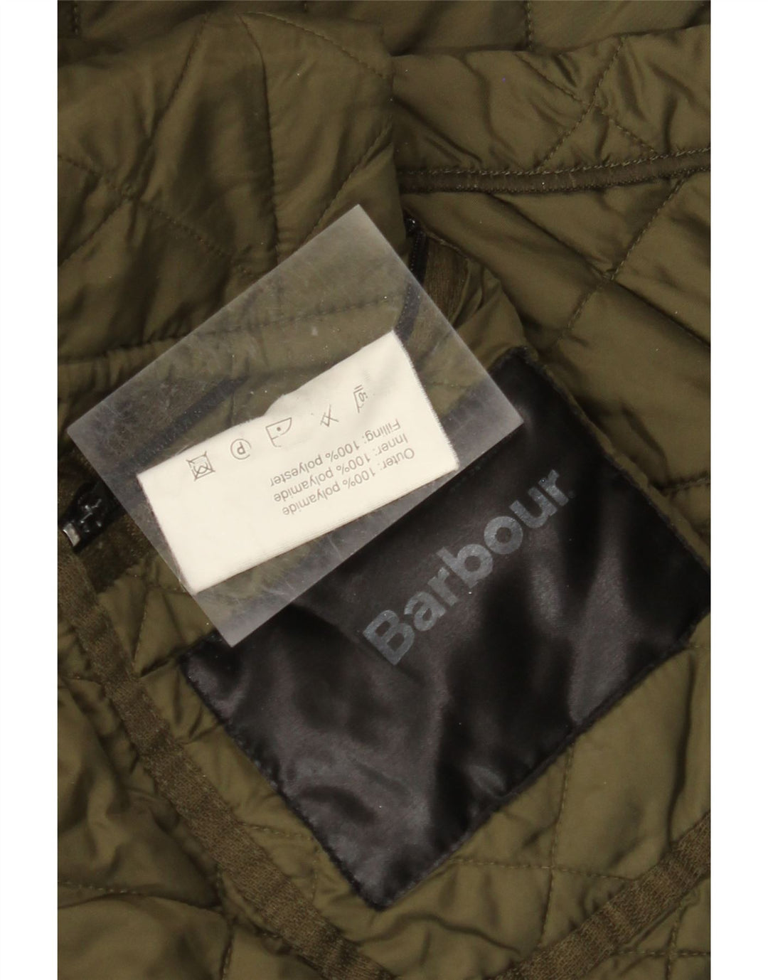 BARBOUR Chaqueta acolchada para hombre UK 40 Large Poliamida caqui