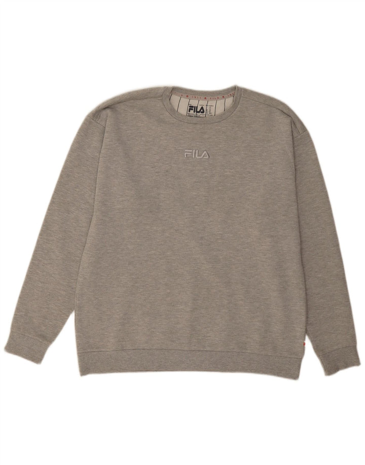 FILA Mens Sweatshirt Jumper XS Grey Cotton