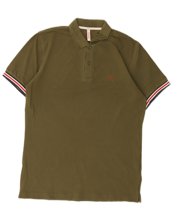 Polo Sun68 Hombre Pequeño Algodón Caqui