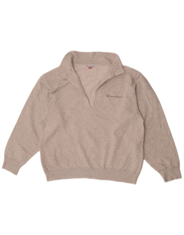 Champion Sudadera Suelta para Mujer UK 44 Gris Medio Moteado