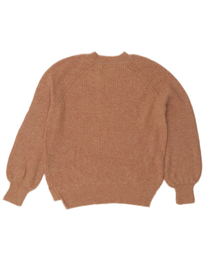 Marks & Spencer Suéter de Cuello Redondo de Gran tamaño para Mujer UK 10 Small Pink