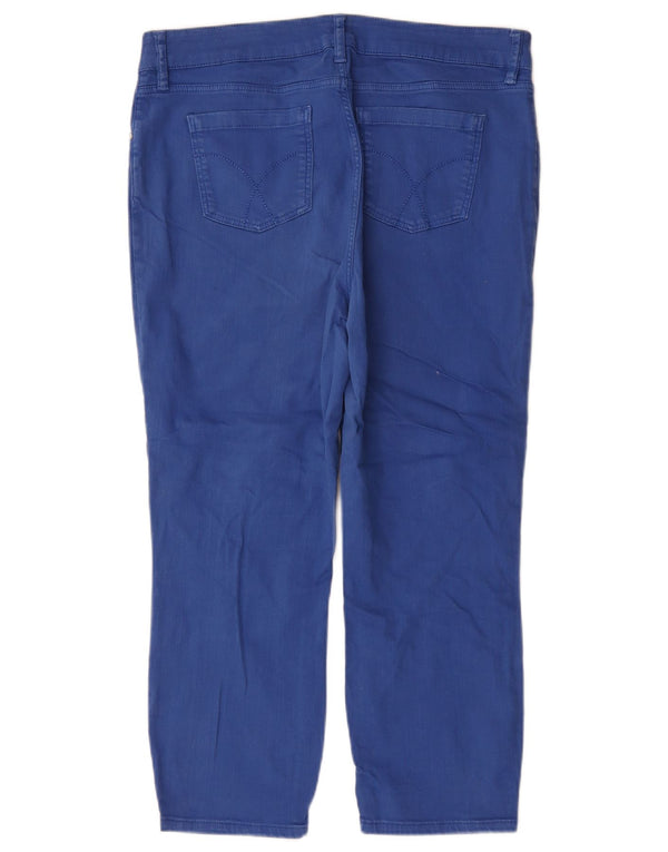 Crew Clothing Vaqueros recortados para mujer UK 16 Large W34 L23 Algodón azul