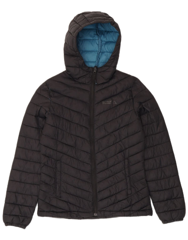 Chaqueta acolchada con capucha para mujer Mountain Warehouse UK 8 Small Nylon negro