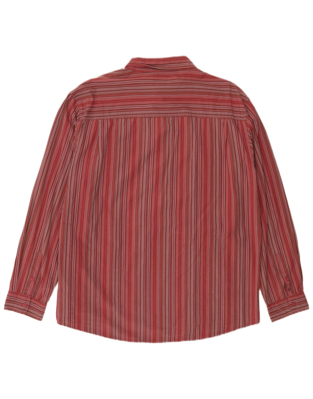Wrangler Camisa De Hombre 2XL Algodón A Rayas Rojas